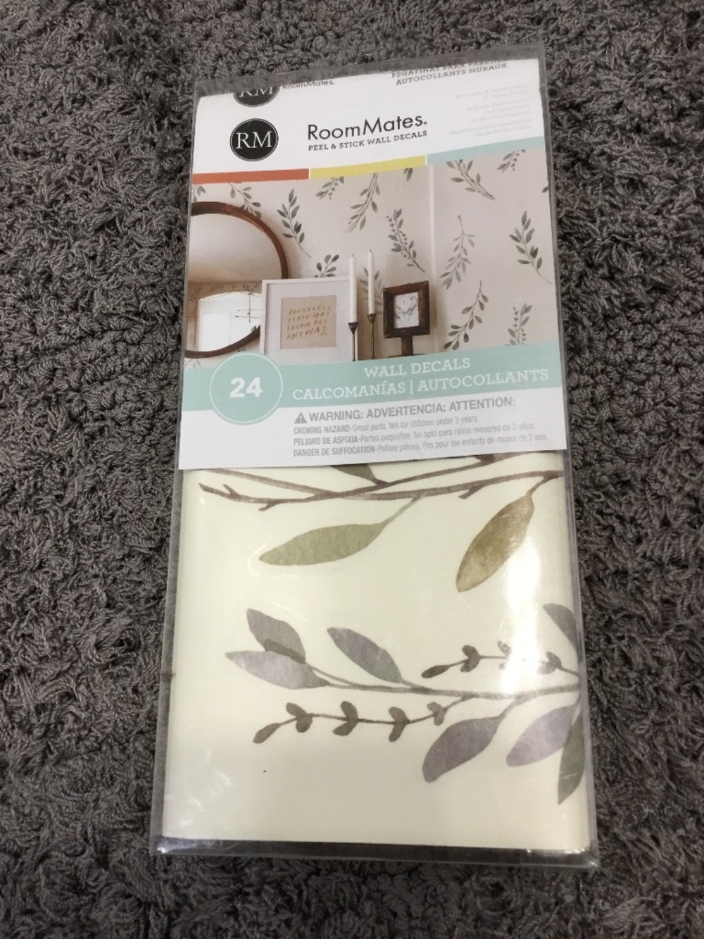 Room Mates Peel & Stick Wall Decals-24-Leaves